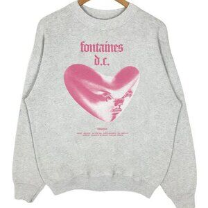 Fontaines D.C. Crewneck Sweatshirt, Fontaines D.C. Trendy Concert Band Shirt